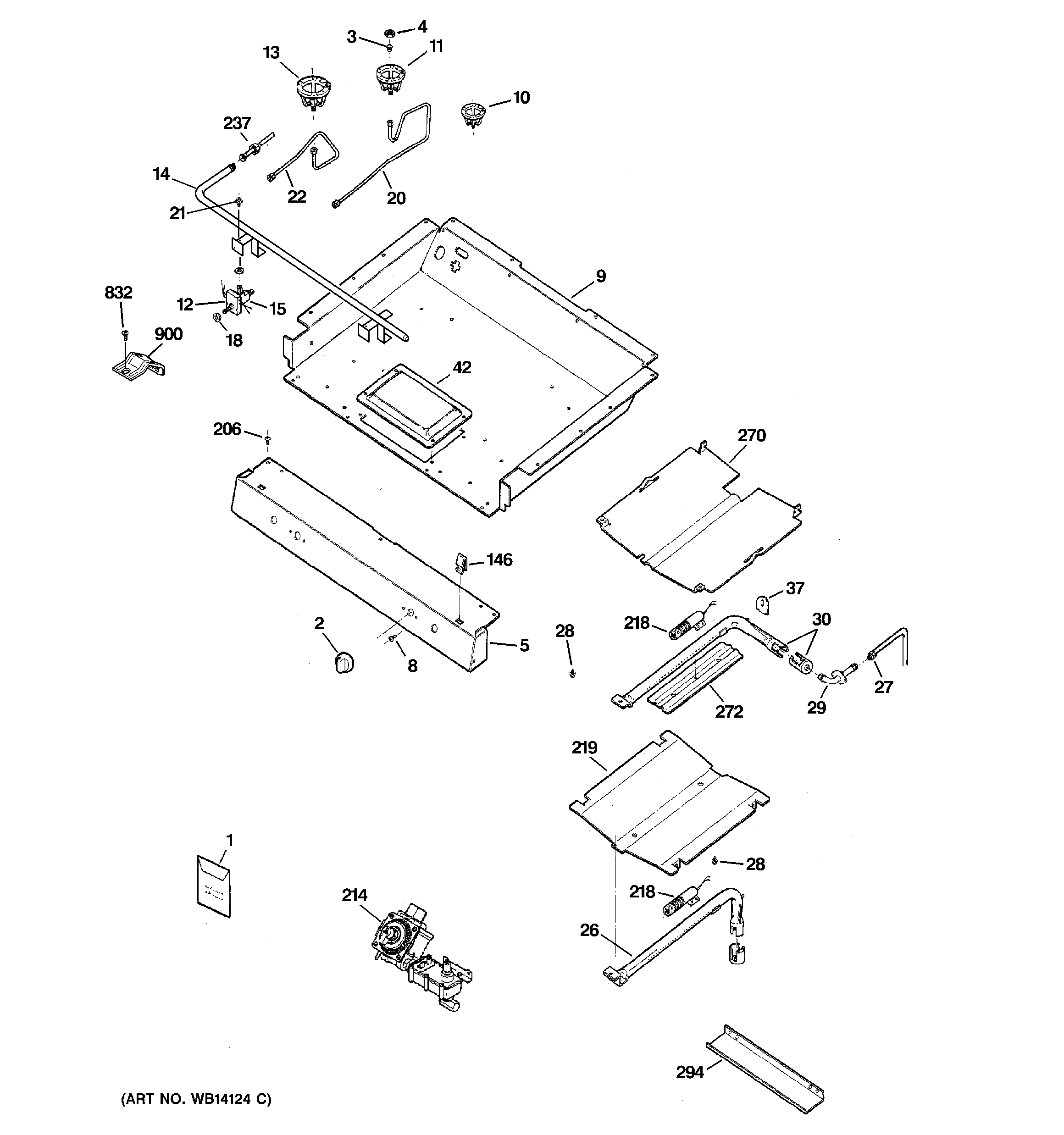 Gas & burner parts