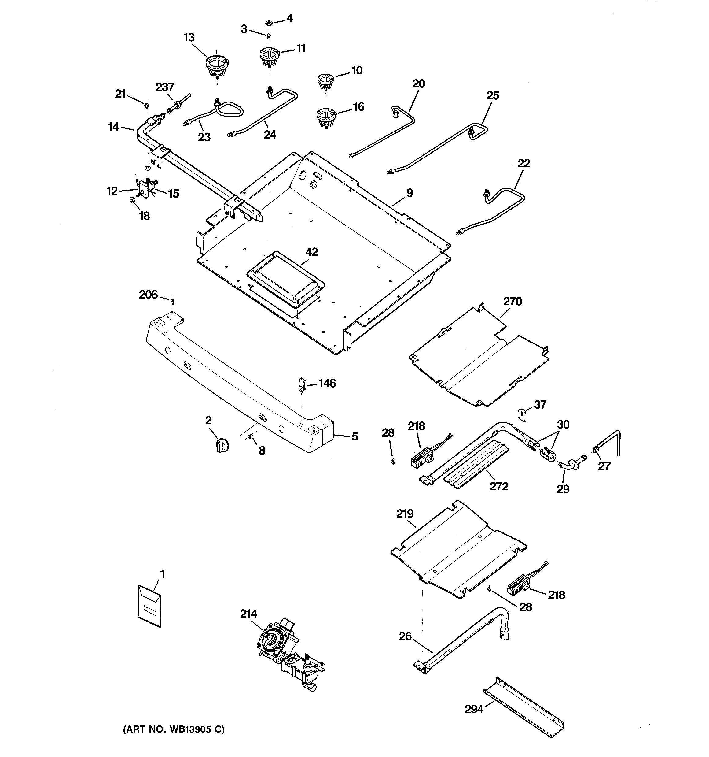 Gas & burner parts
