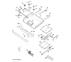 GE JGBP86SEM1SS gas & burner parts diagram