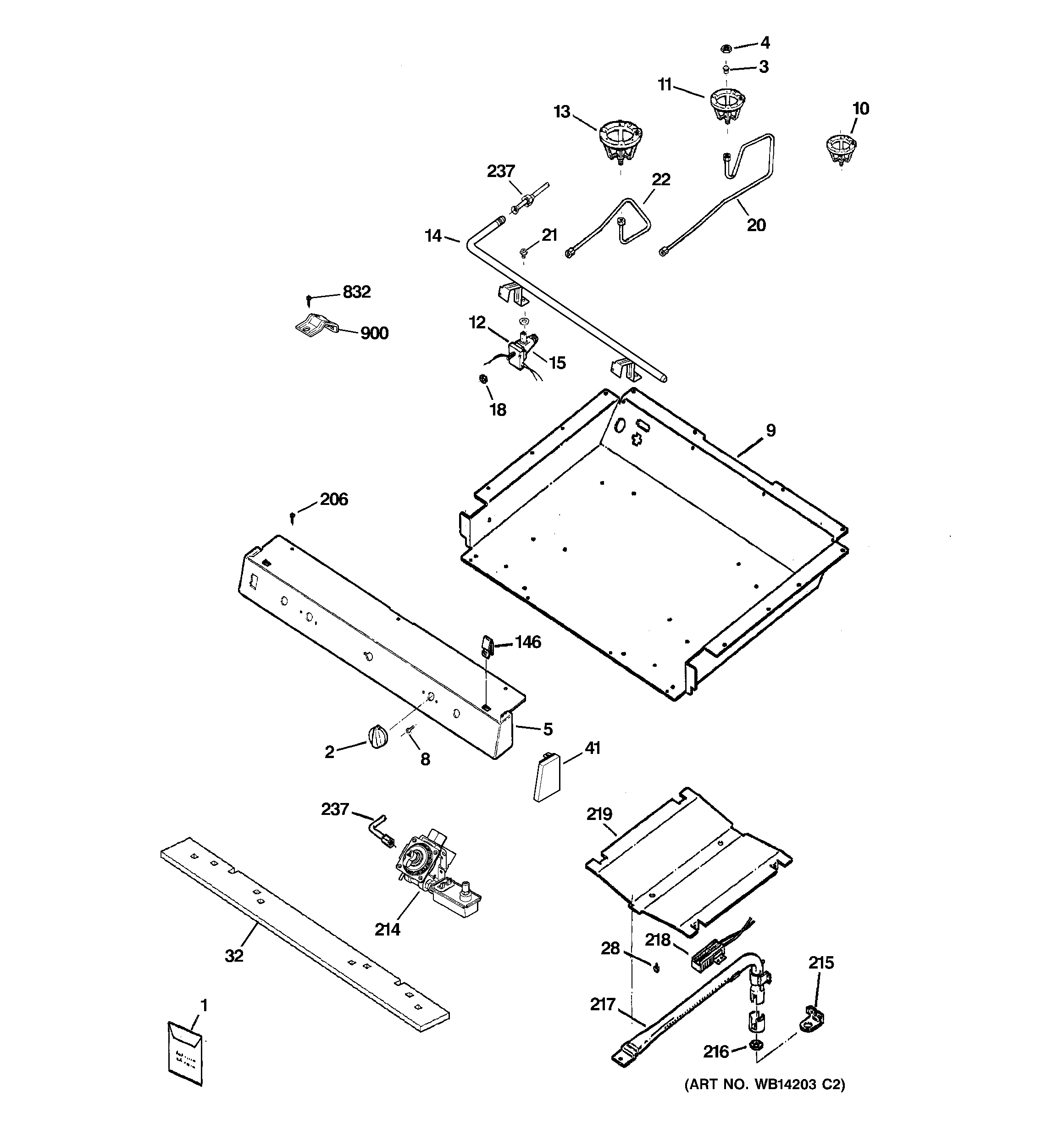 Gas & burner parts
