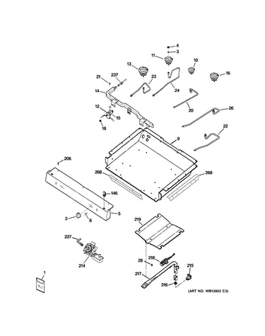 Gas & burner parts