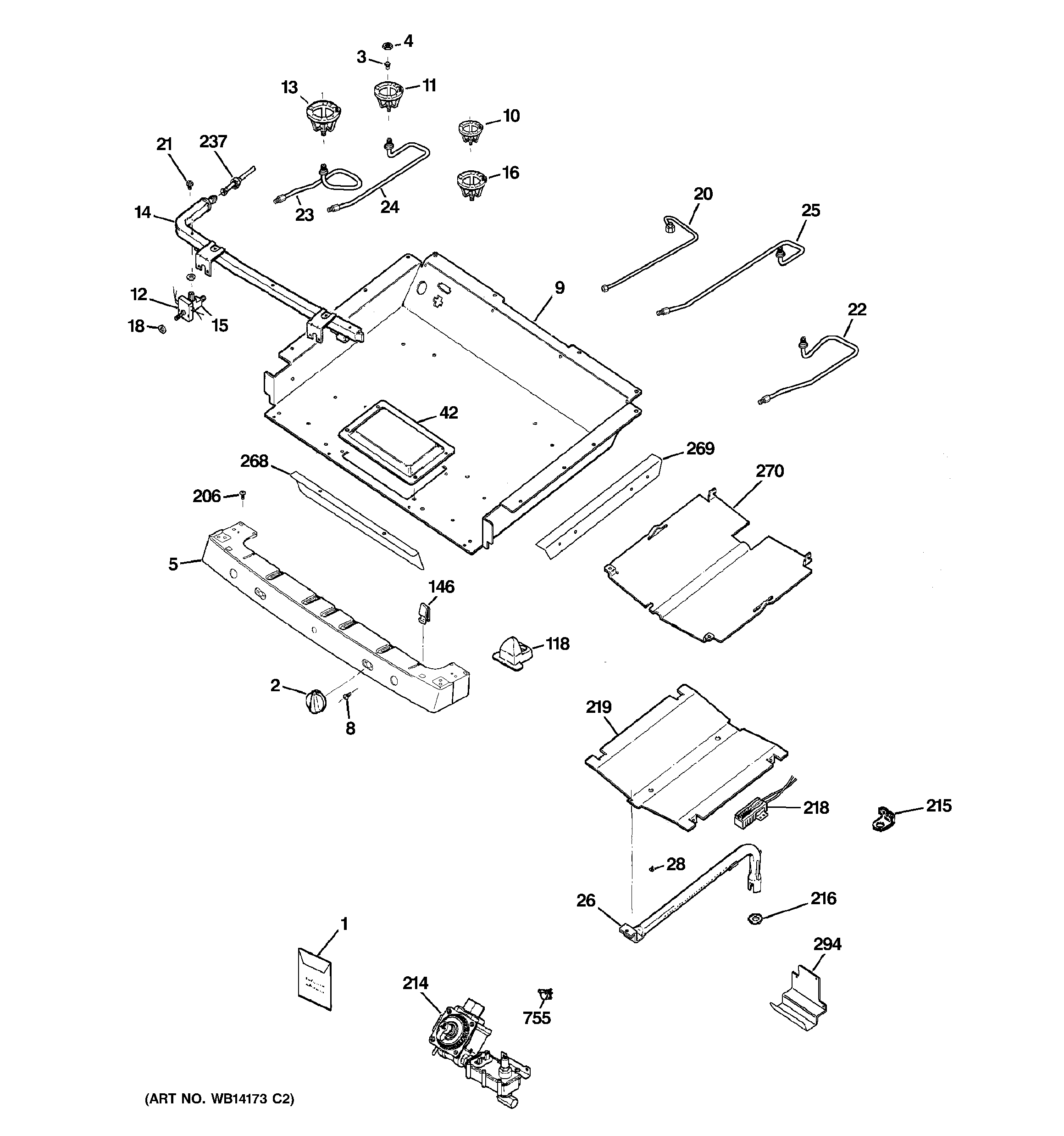 Gas & burner parts