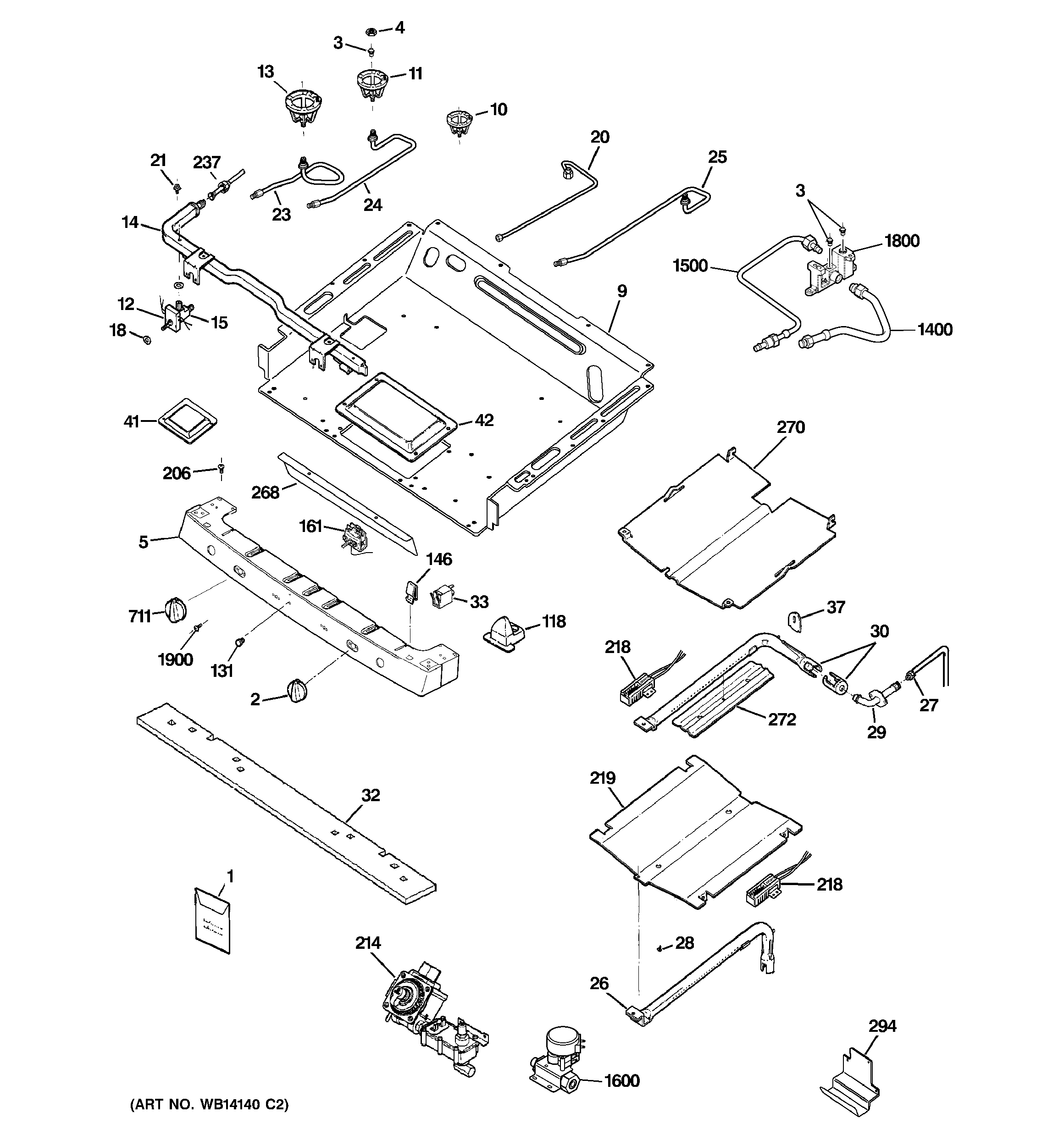 Gas & burner parts