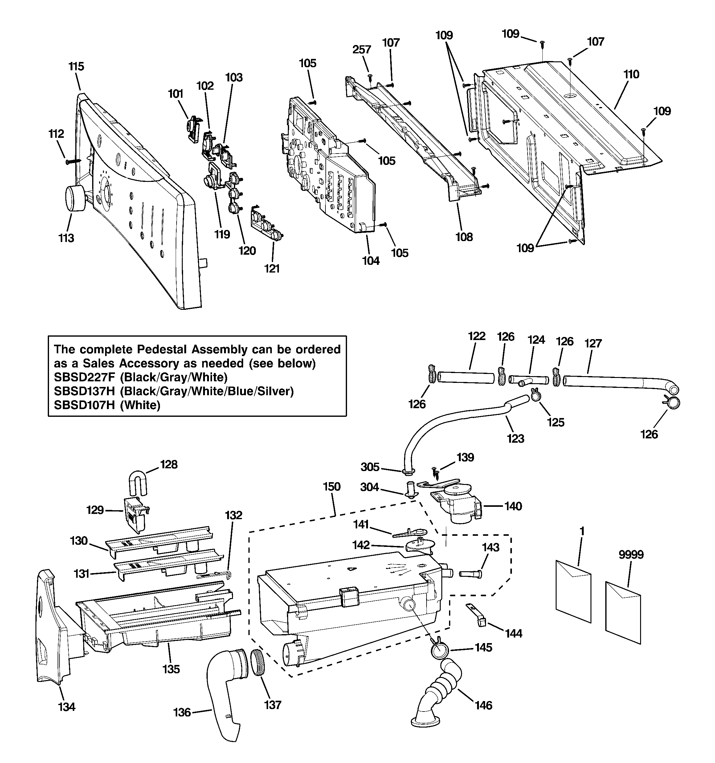 Controls & dispenser