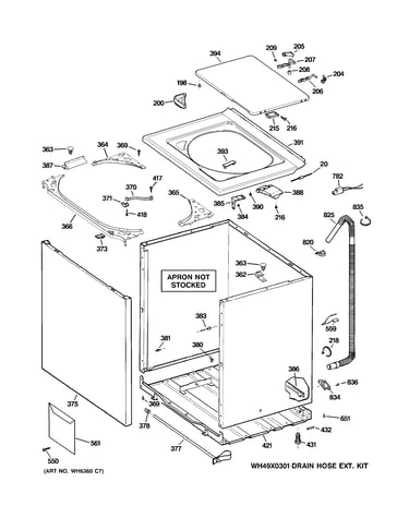 Cabinet, cover & front panel