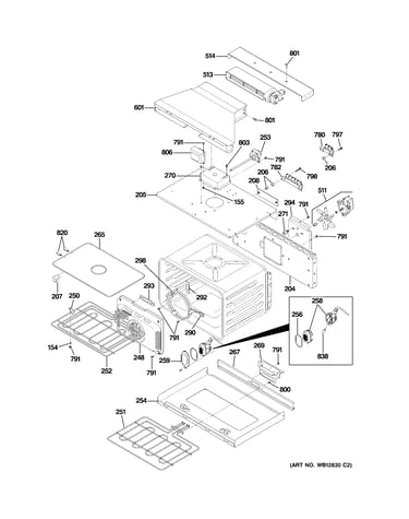 Upper oven