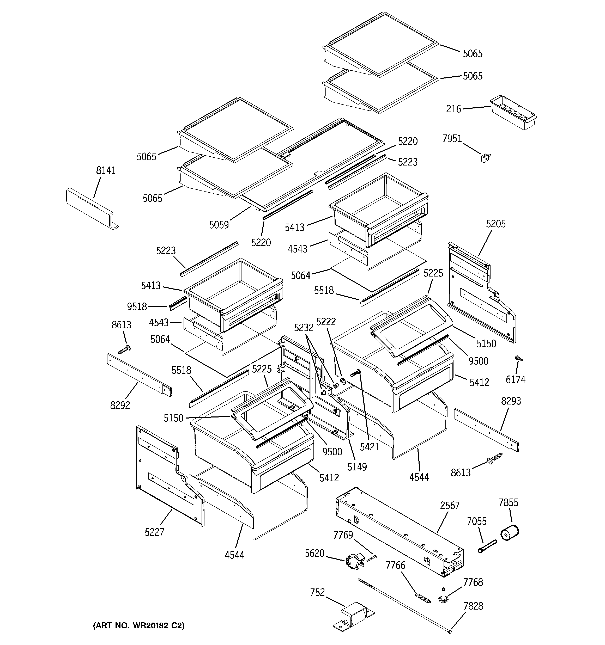 Shelves & drawers