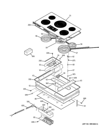 Control panel & cooktop