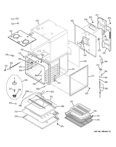 Upper oven
