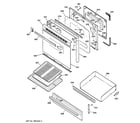 GE JGBP30WEV4WW door & drawer parts diagram