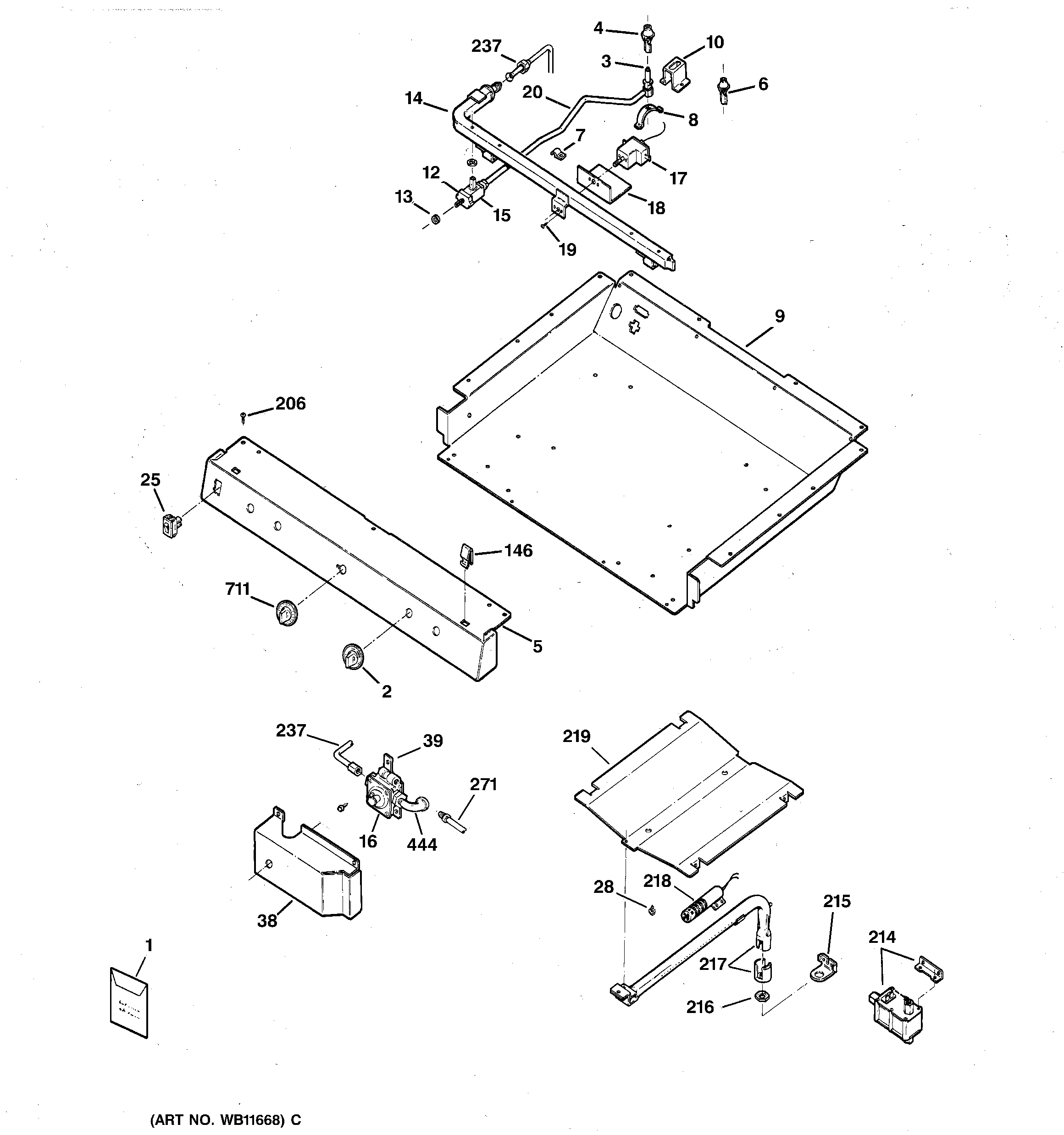 Gas & burner parts
