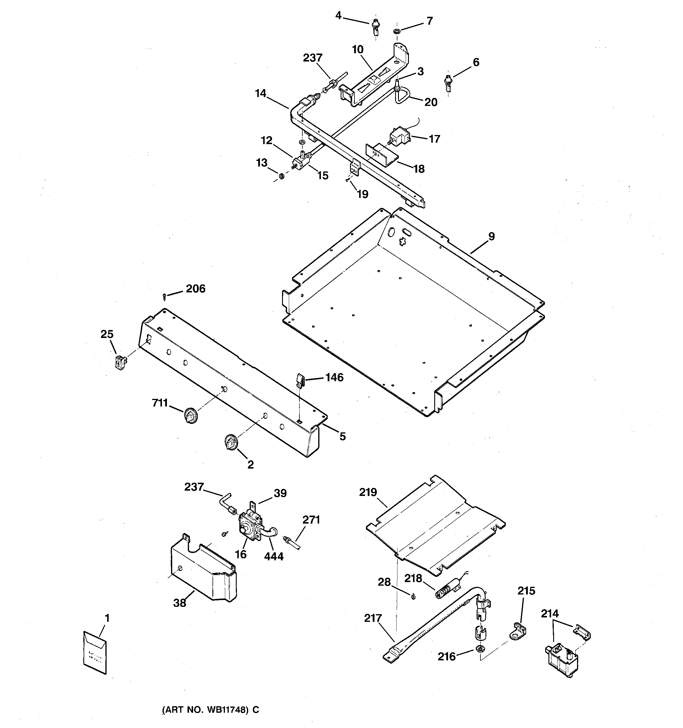 Gas & burner parts