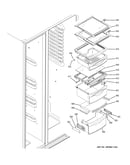 Fresh food shelves