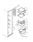 Fresh food shelves
