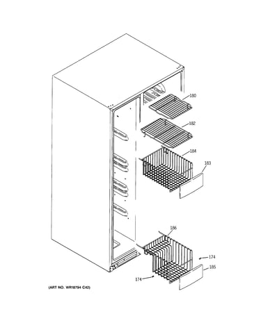 Freezer shelves