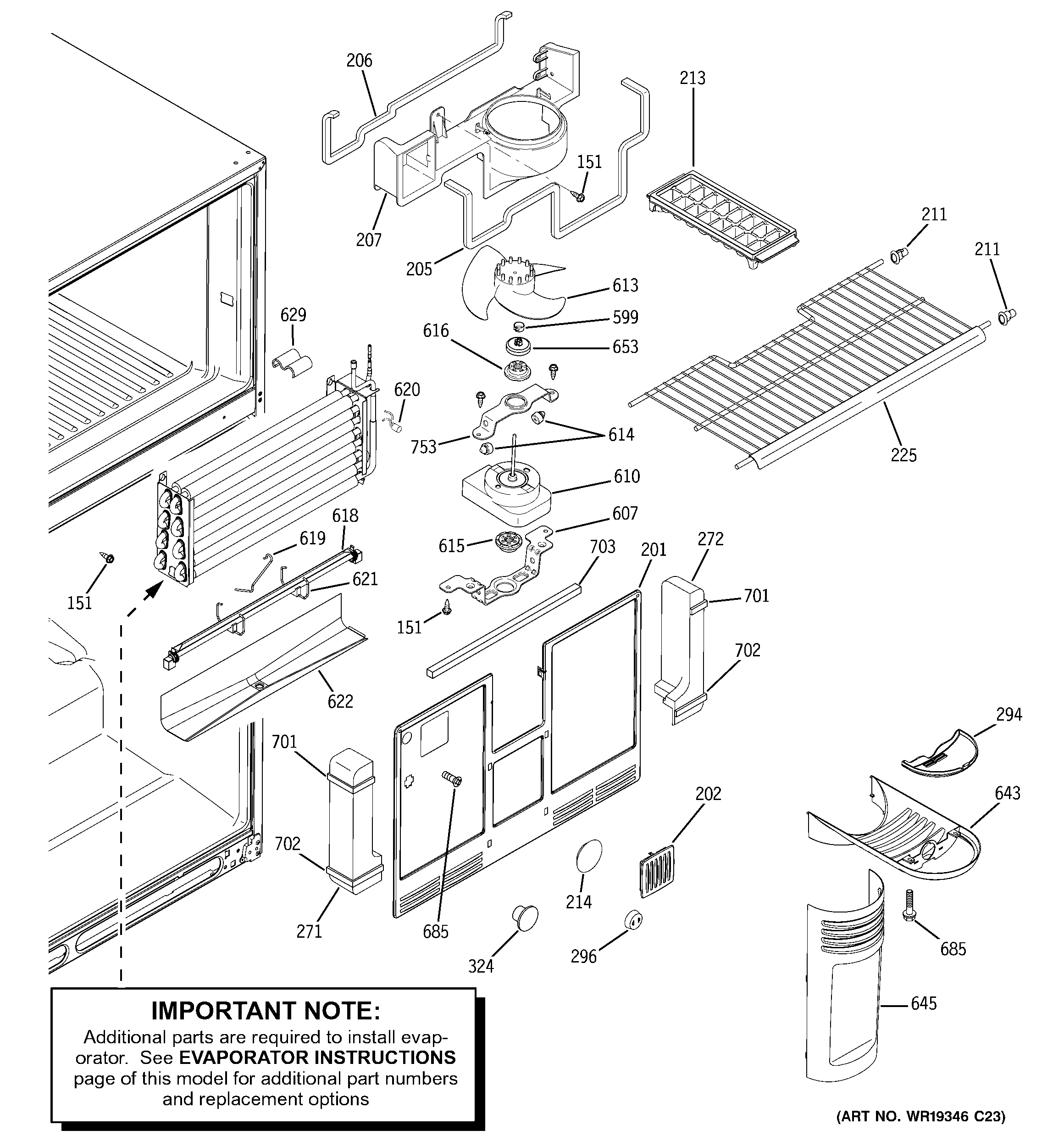 Freezer section