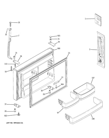 Freezer ddoor
