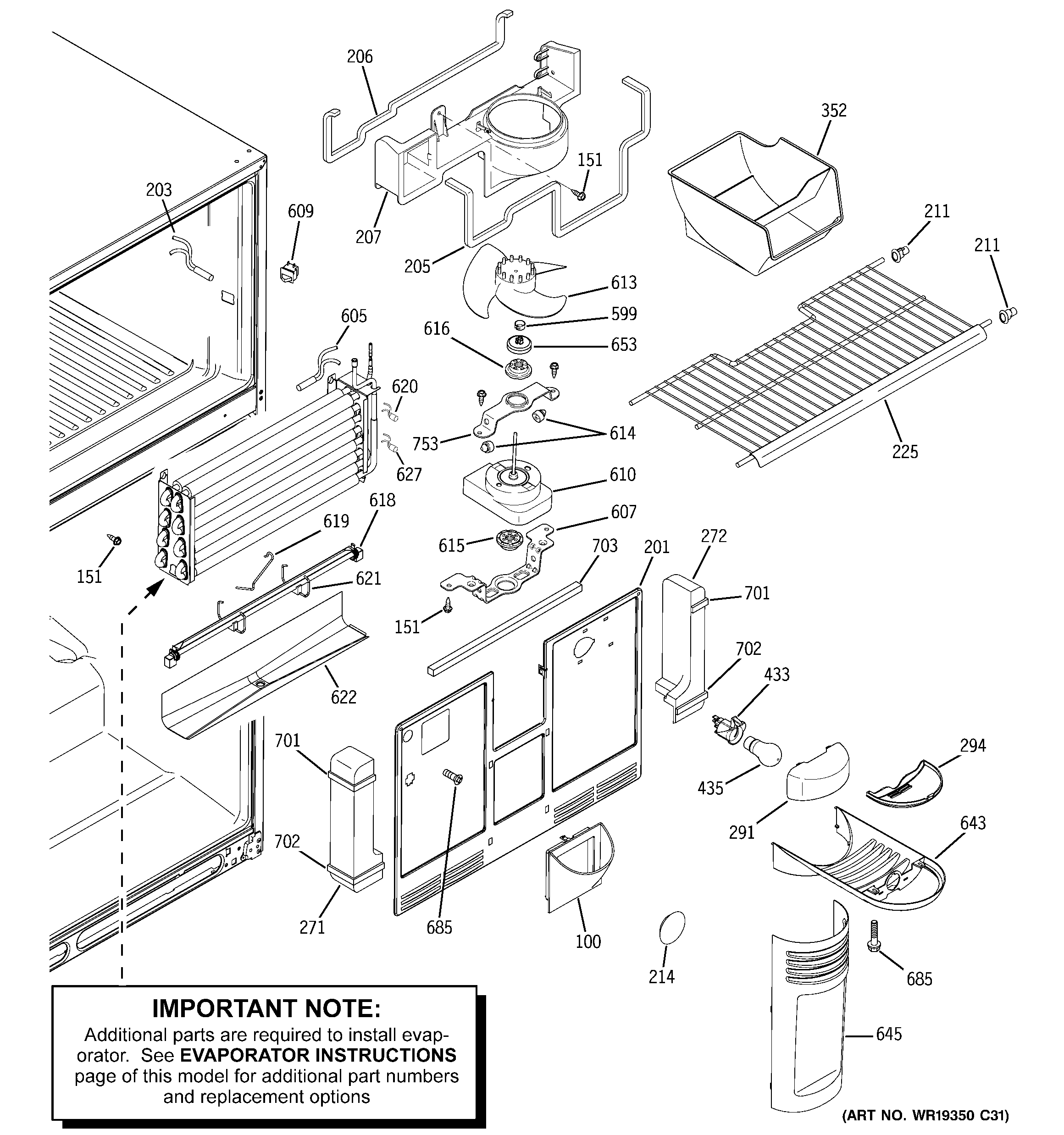 Freezer section