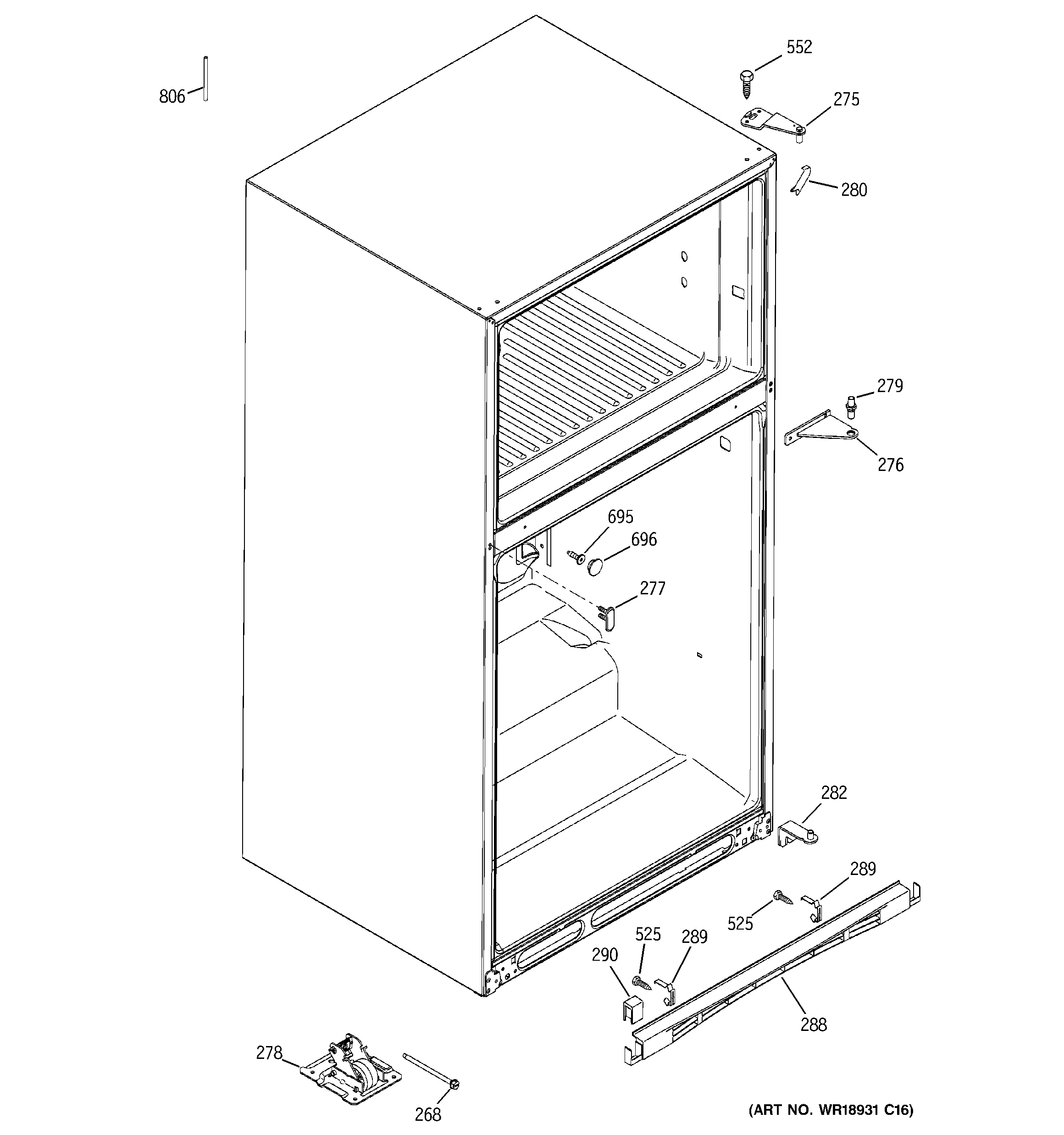 Case parts