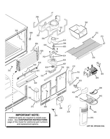 Freezer section