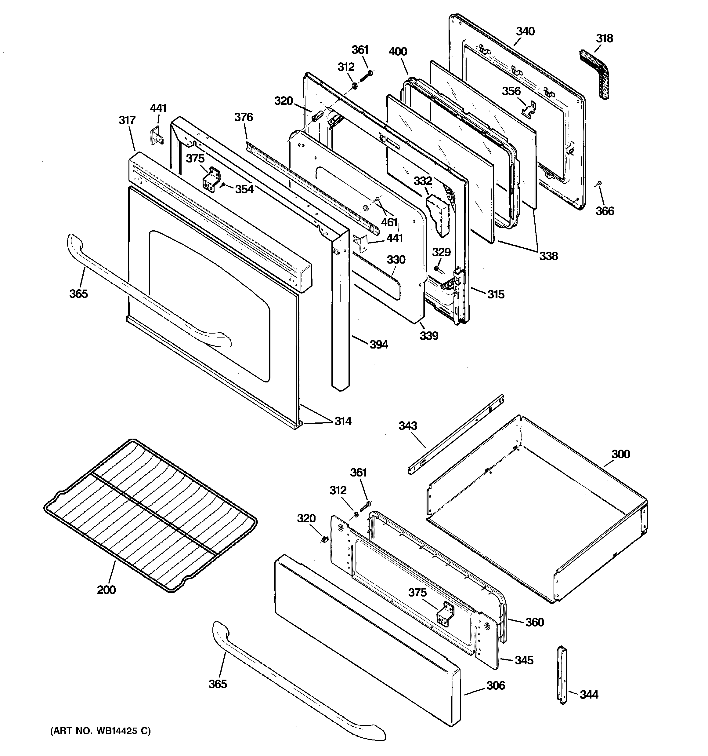 Door & drawer parts