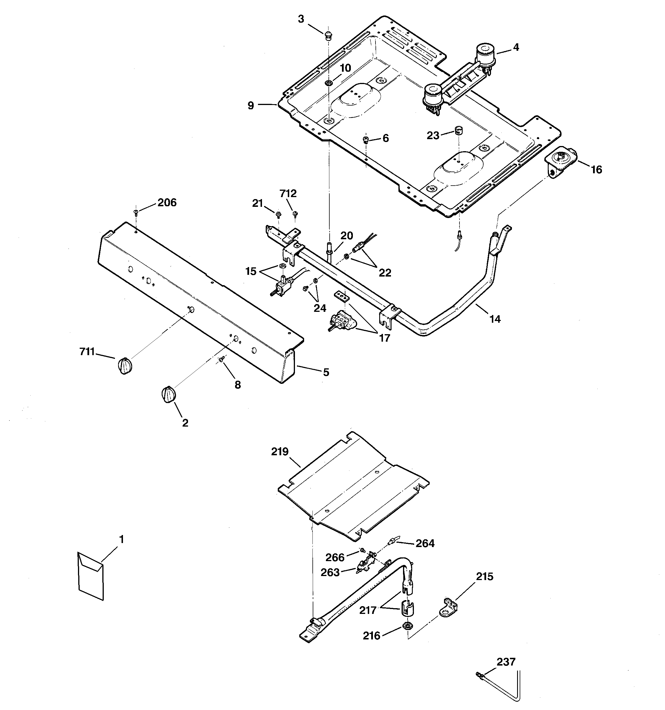 Gas & burner parts