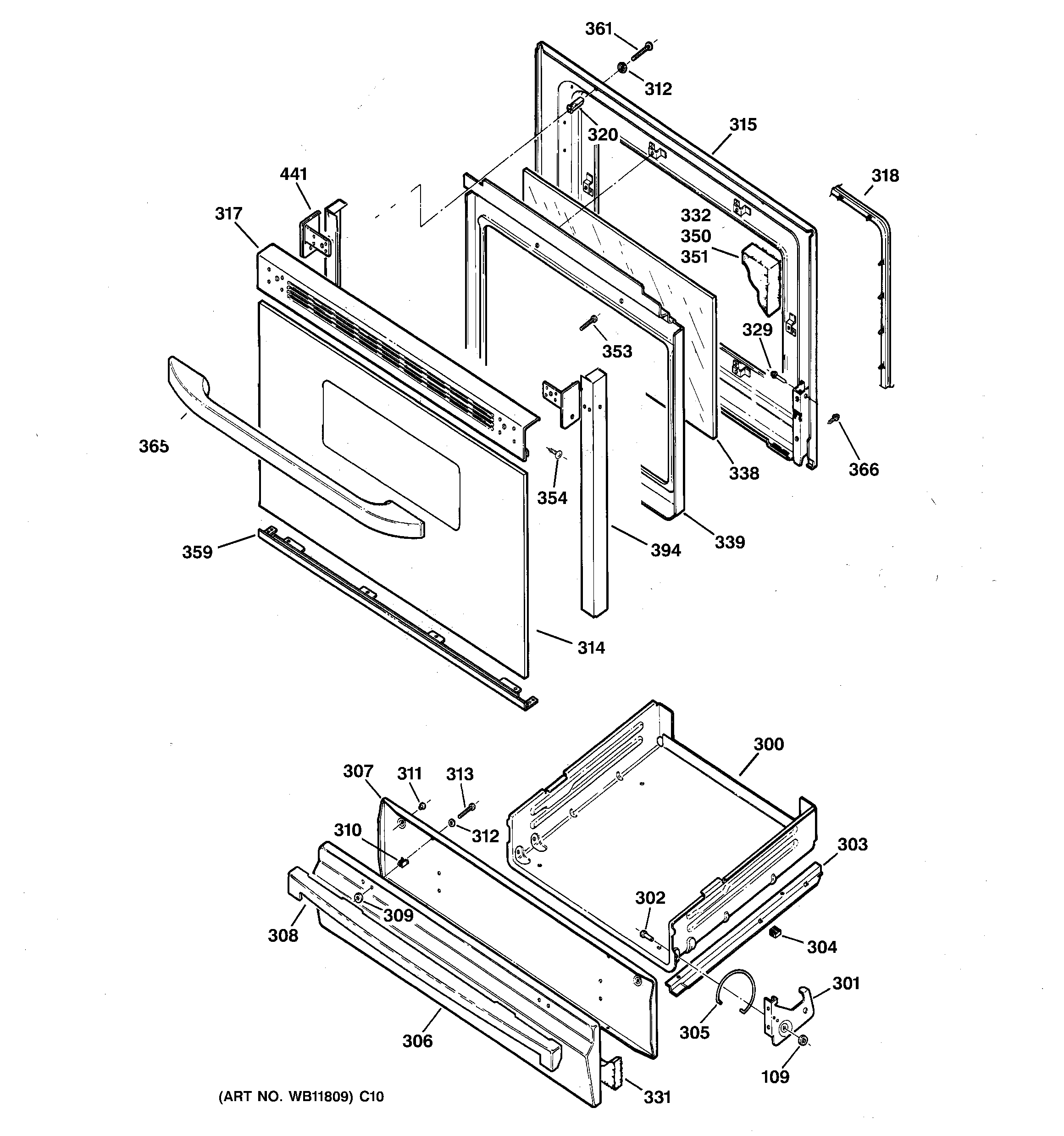 Door & drawer parts