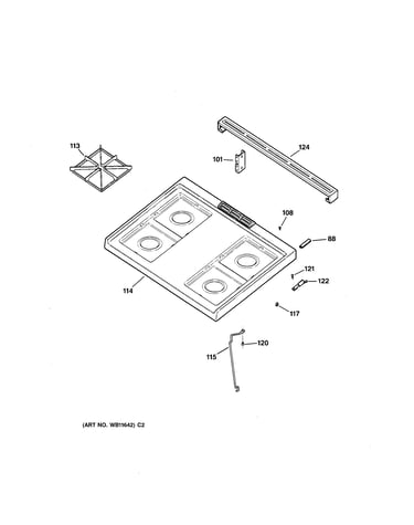 Control panel & cooktop
