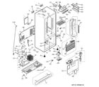 GE PFS22SISASS cabinet diagram