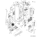 GE PFS22MBSBBB cabinet diagram