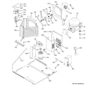 GE ZICS360NRCLH sealed system & mother board diagram