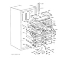 GE ZIR36NMBLH shelves & drawers diagram