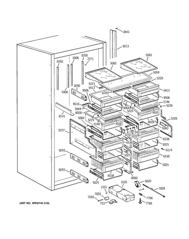 Shelves & drawers