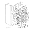 GE ZIR36NMCLH shelves & drawers diagram