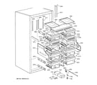 GE ZIR36NMDLH shelves & drawers diagram