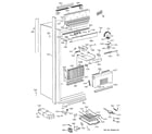 GE ZIRS36NMCLH cabinet diagram