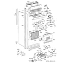 GE ZIRS36NMFRH cabinet diagram