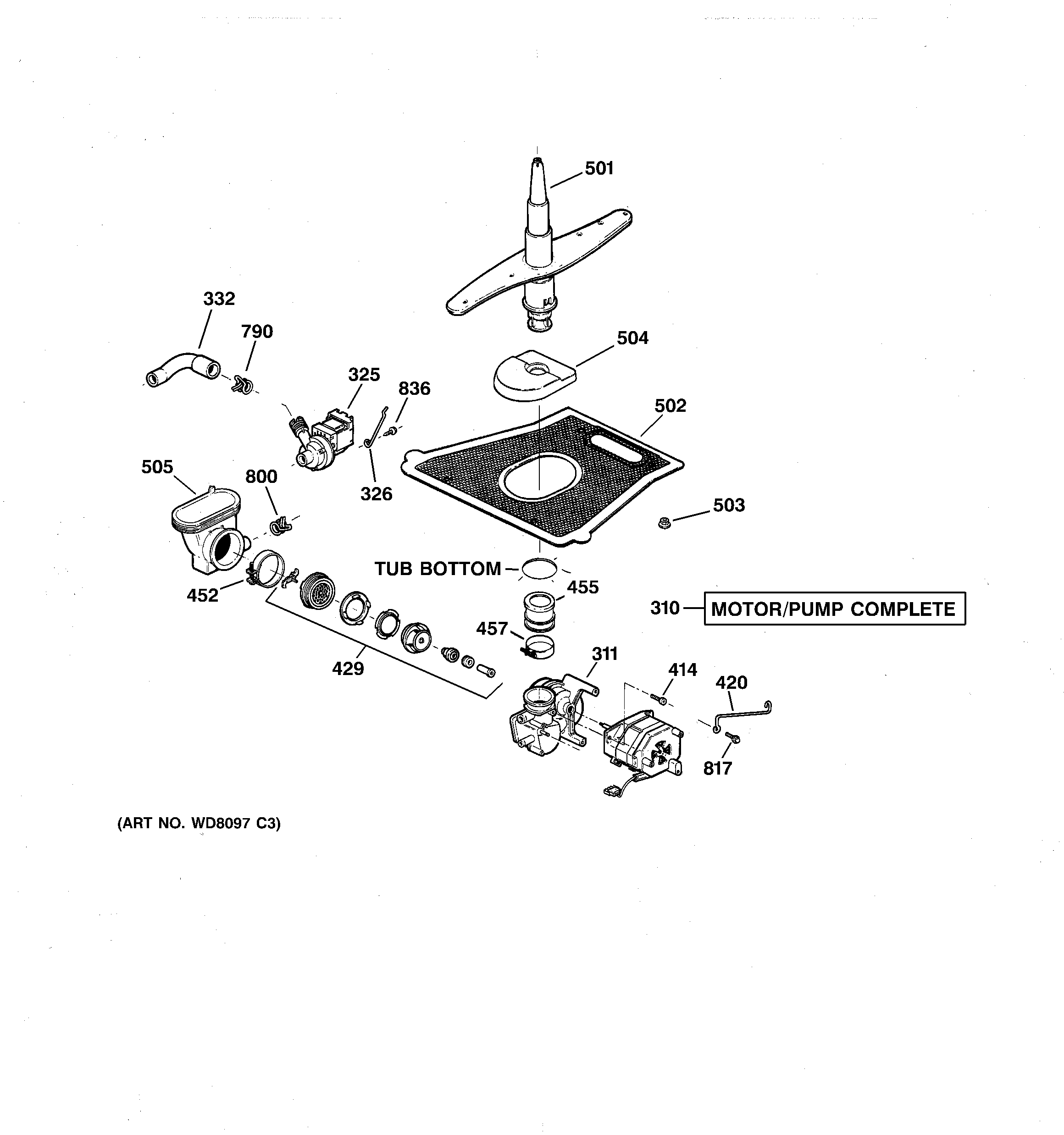 MOTOR-PUMP MECHANISM