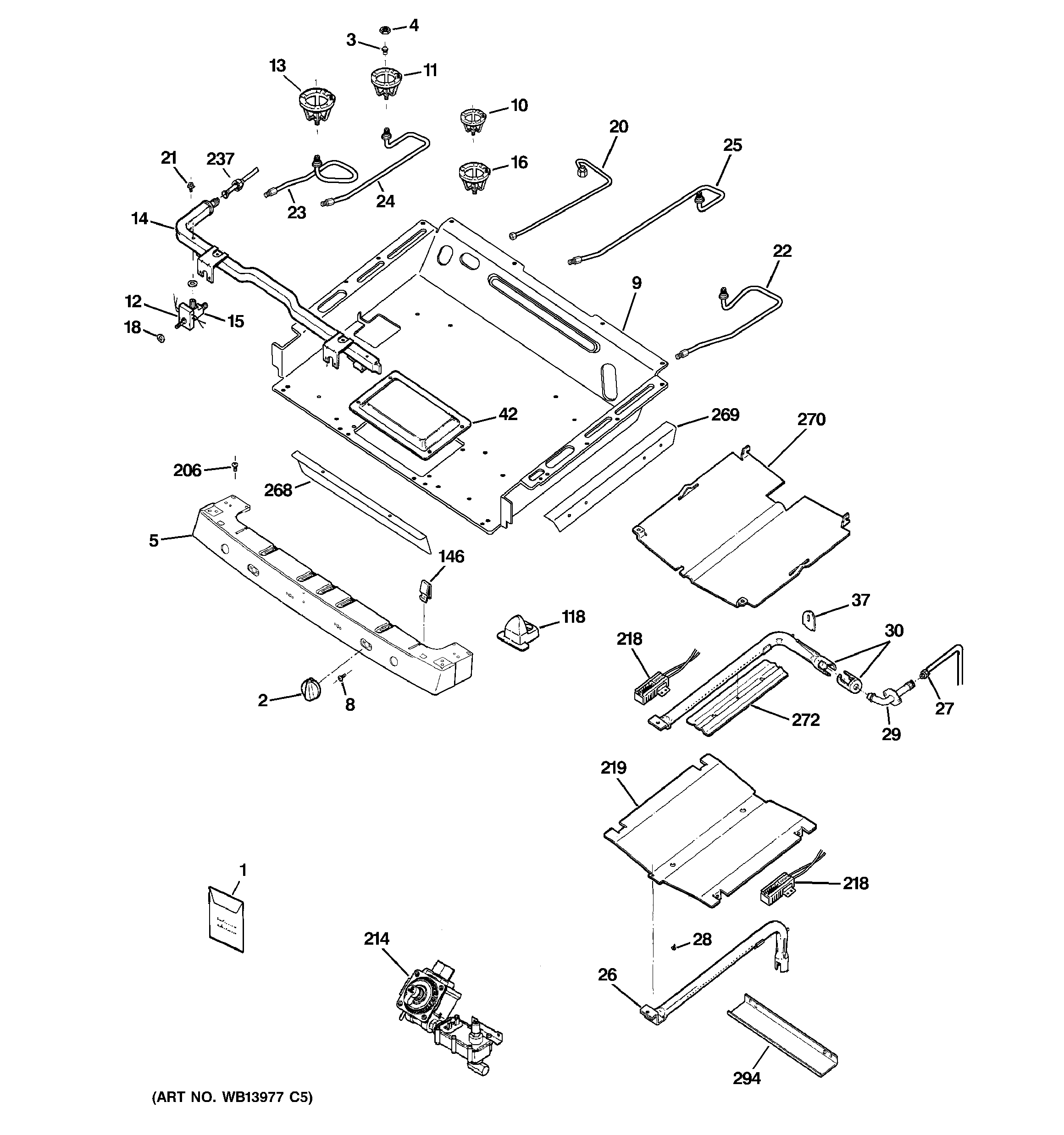 Gas & burner parts