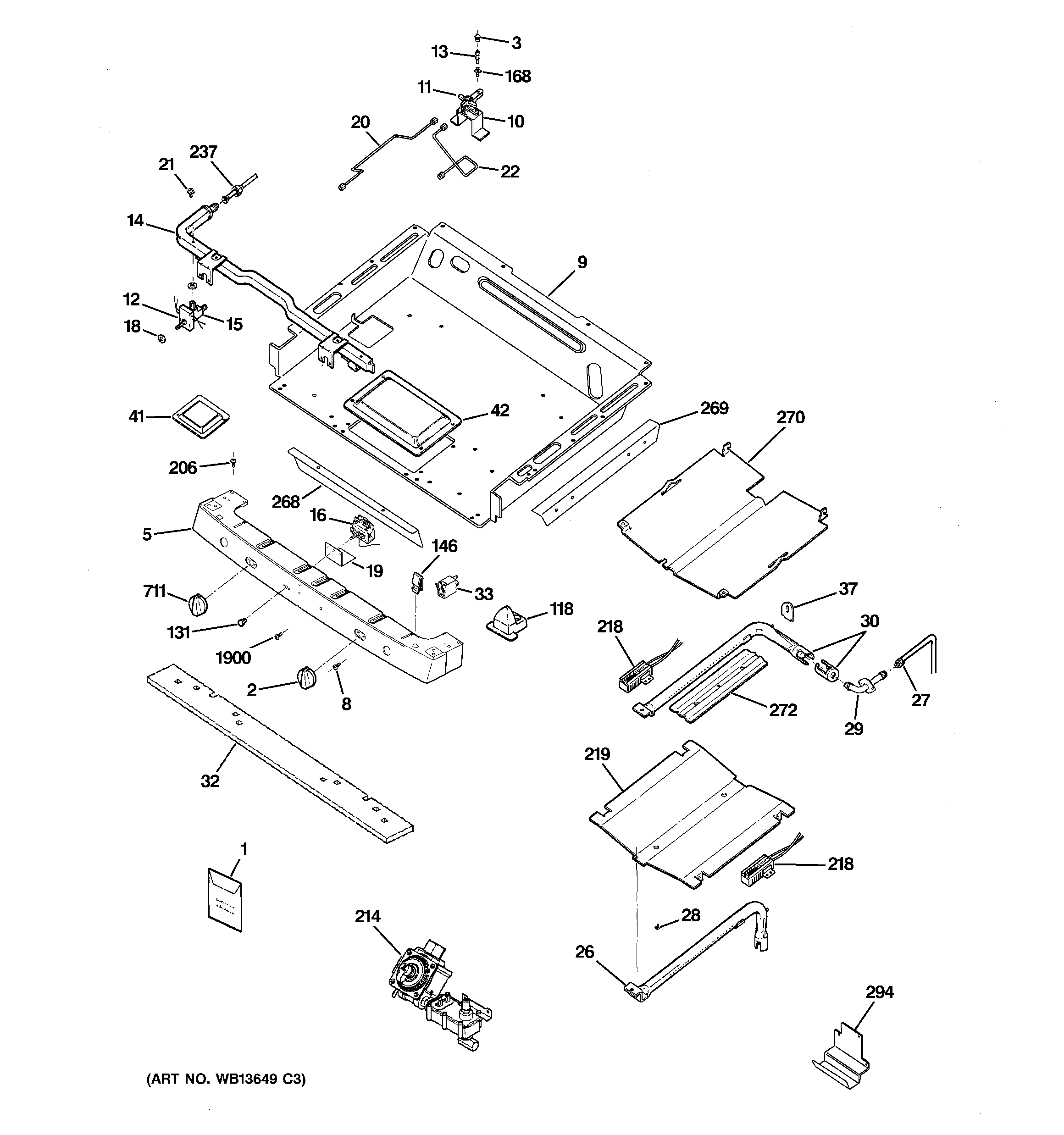 Gas & burner parts