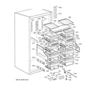 GE ZIR36NMALH shelves & drawers diagram
