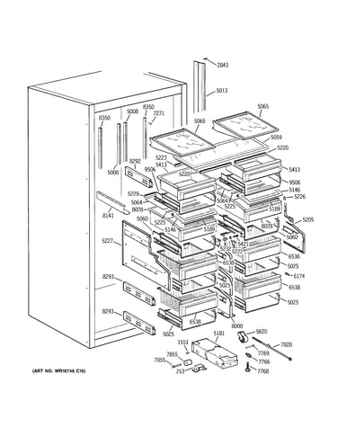 Shelves & drawers