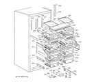 GE ZIRS36NMARH shelves & drawers diagram