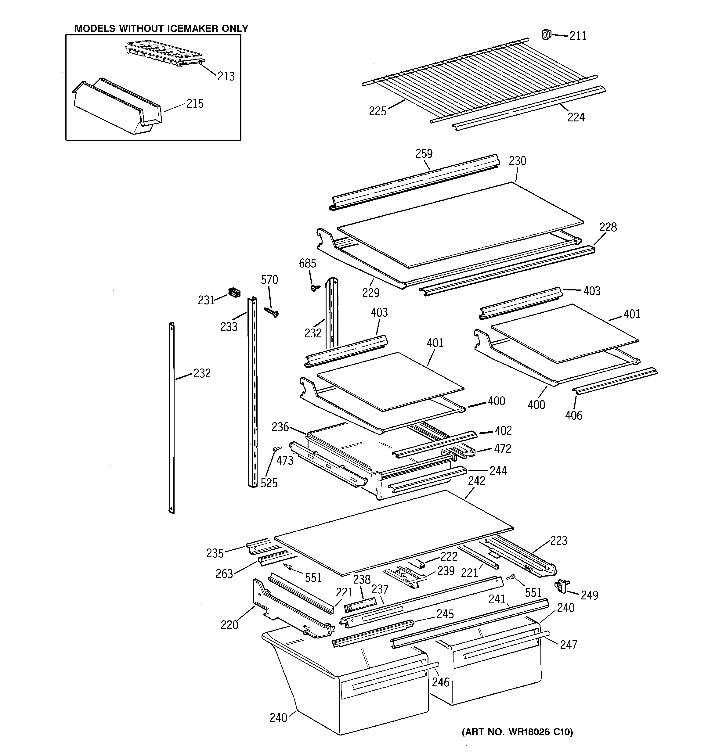 SHELF PARTS