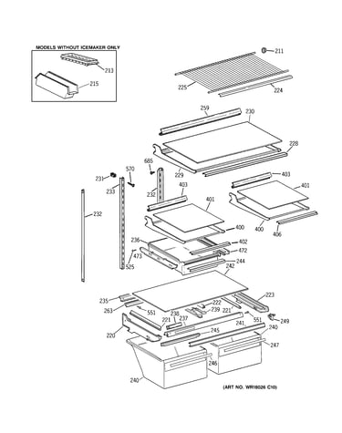 Shelf parts