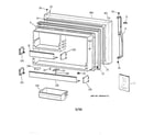 Kenmore 36378562894 freezer door diagram