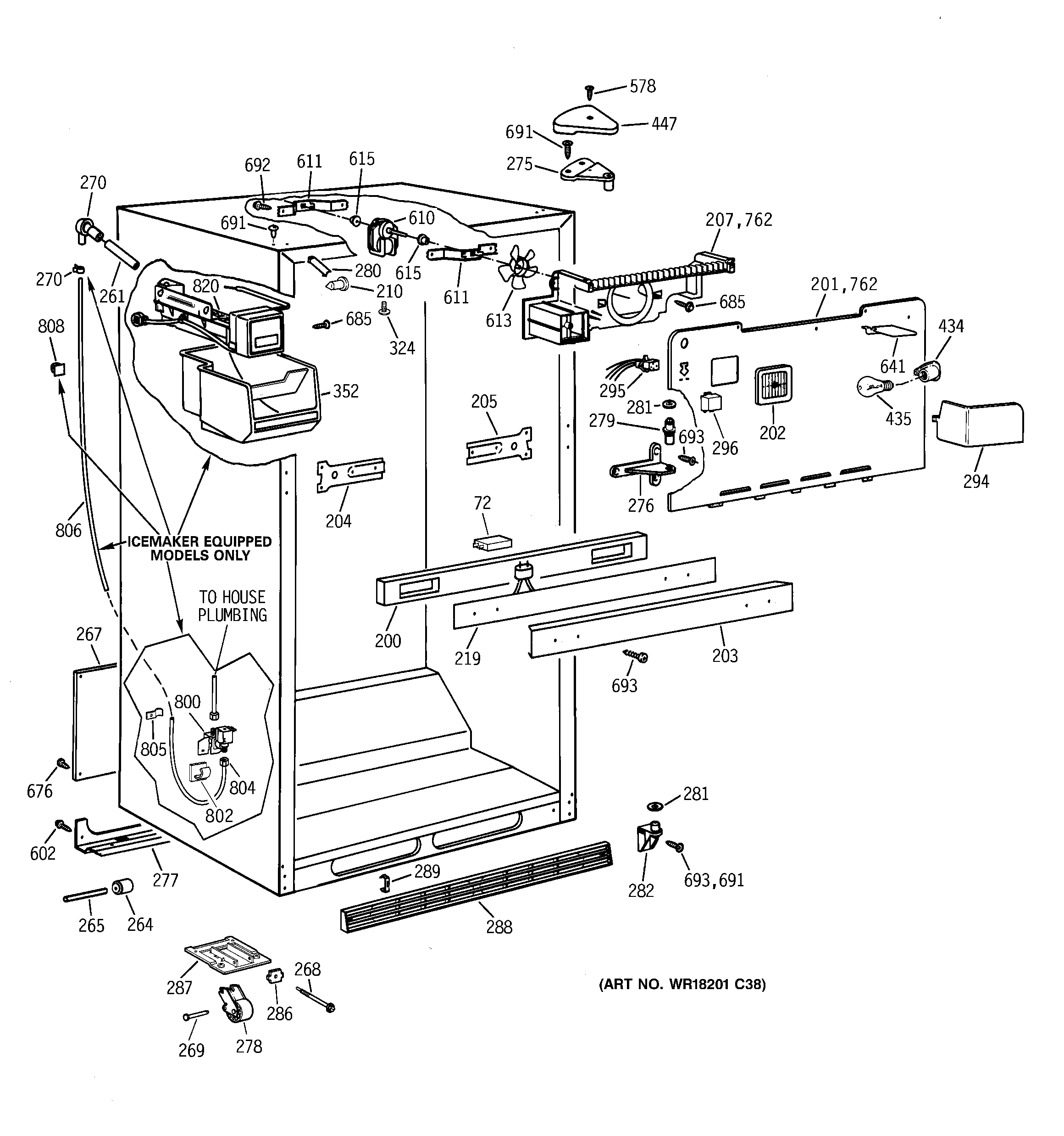Cabinet parts