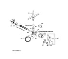 Kenmore 36315161791 motor-pump mechanism diagram