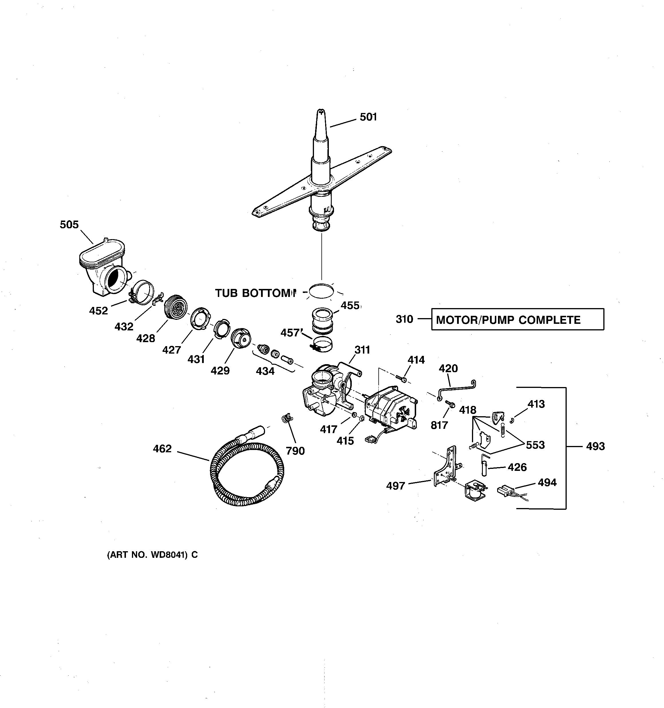 Motor-pump mechanism