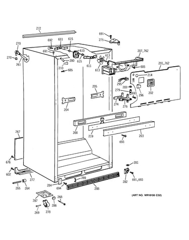 Cabinet parts
